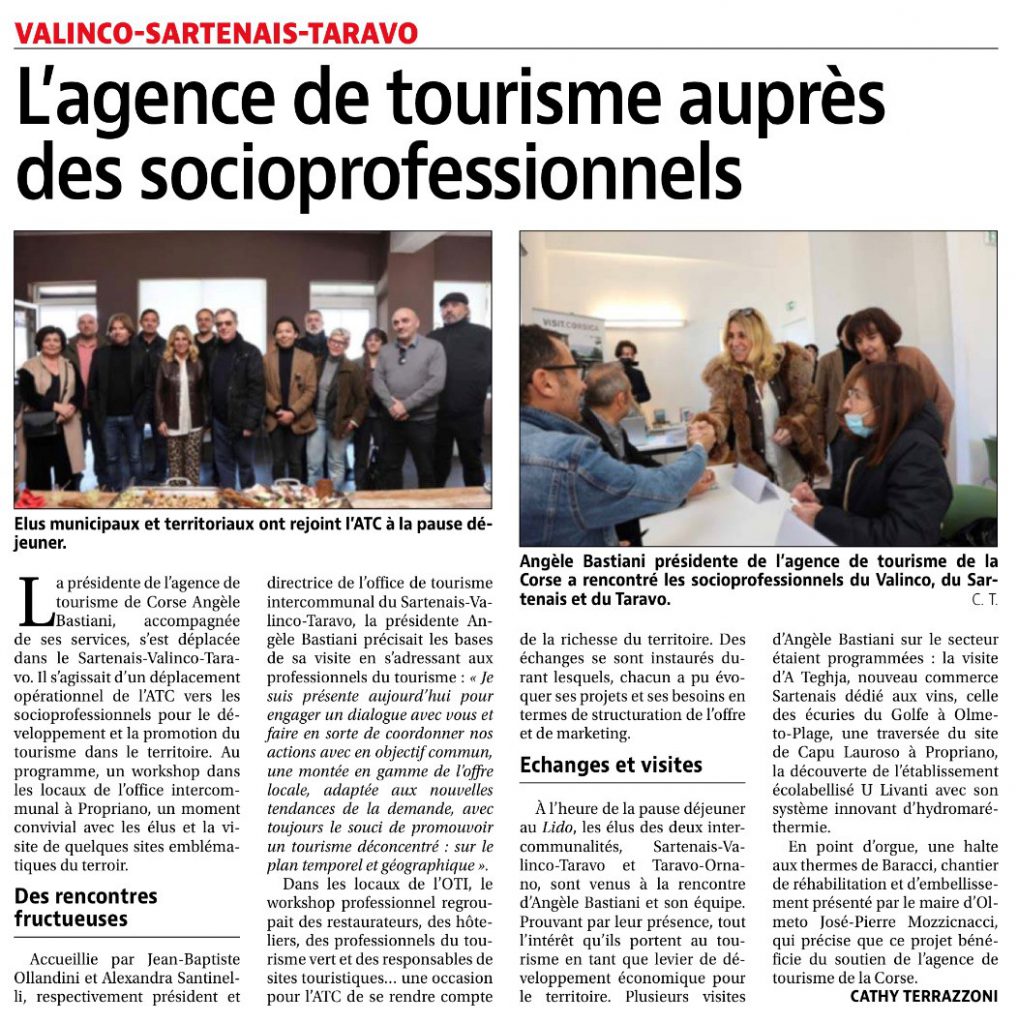 Corse Matin 8 avril JP SVT