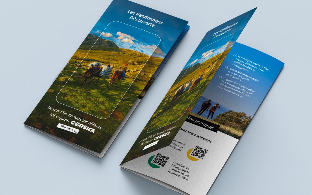 Les « Randonnées Découverte » : un nouveau dépliant pour étoffer la gamme d’éditions promotionnelles de l&rsquo;ATC