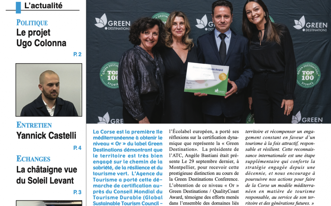 Le Petit Bastiais : « La Corse tout en haut des destinations écoresponsables »