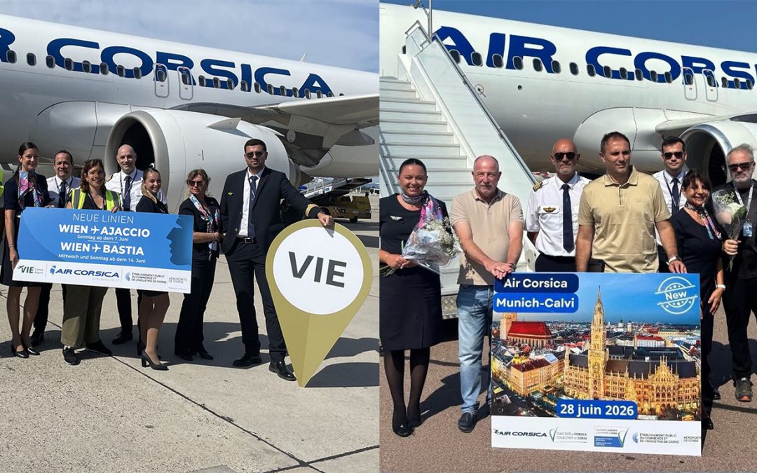 Vienne et Munich : l’ATC accompagne le développement de nouvelles liaisons aériennes vers la Corse