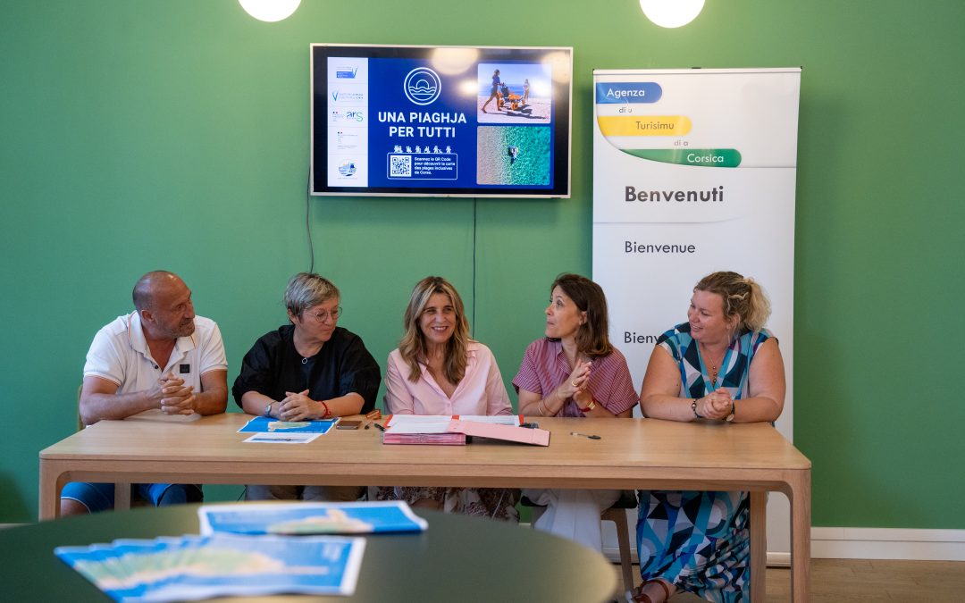 Stampa Paese « Accessibilité du littoral : Le dispositif « Una Piaghja Per Tutti » franchit un nouveau cap pour une Corse plus inclusive »